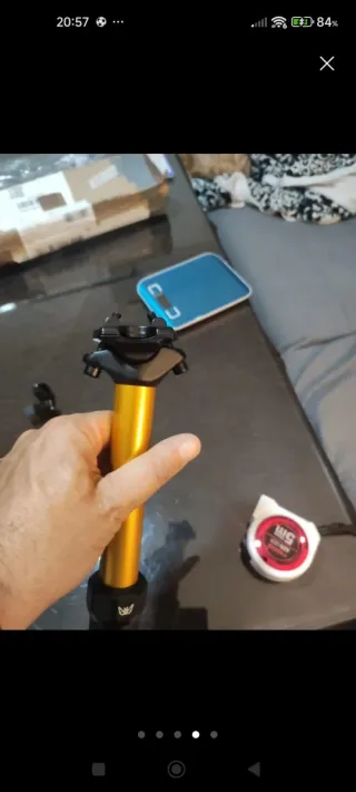 Tija Elevos 31.6mm 125mm.