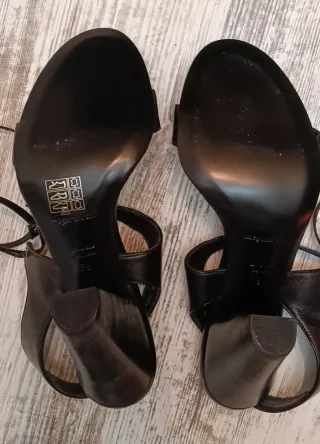 Sandalias Megumi Ochi Piel Talla 38 Nuevas