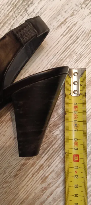 Sandalias Megumi Ochi Piel Talla 38 Nuevas