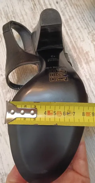 Sandalias Megumi Ochi Piel Talla 38 Nuevas