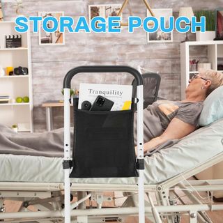 Barandilla Cama Ajustable con Bolsa