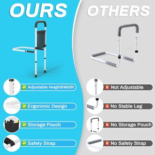 Barandilla Cama Ajustable con Bolsa