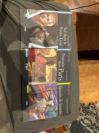 Libros lectura francés con CDs