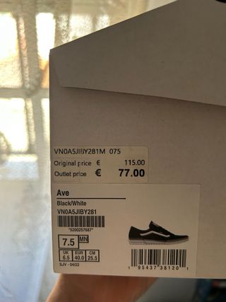 Zapatos Vans AVE / Talla 40 / Como nuevos