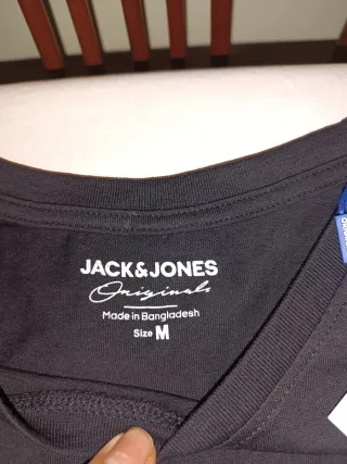 Camiseta Jack & Jones Talla M. Calavera. Barata