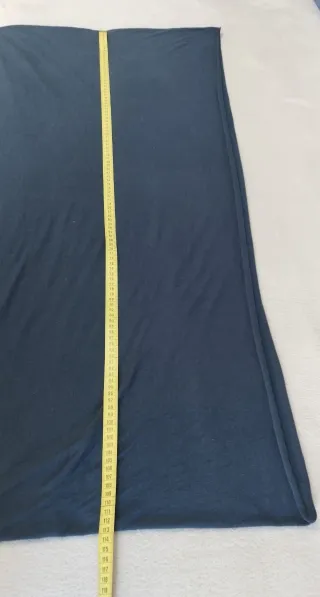 Bufanda infinita azul marino.