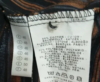 Camisa Guess Rayas Marrón y Negro