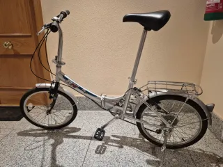 Bicicleta Plegable BH Plata