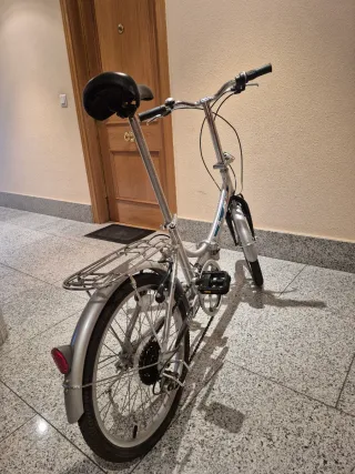 Bicicleta Plegable BH Plata