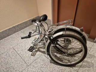 Bicicleta Plegable BH Plata