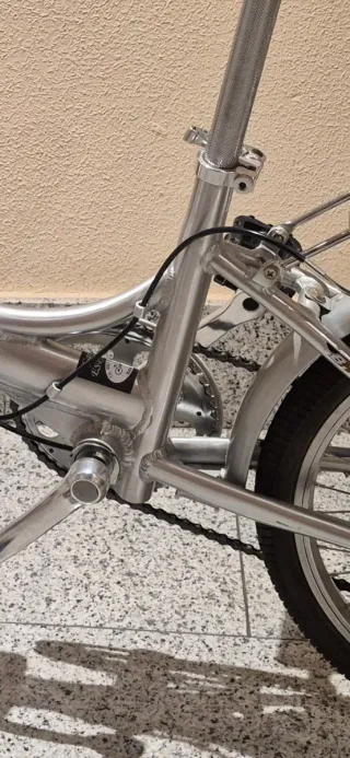 Bicicleta Plegable BH Plata