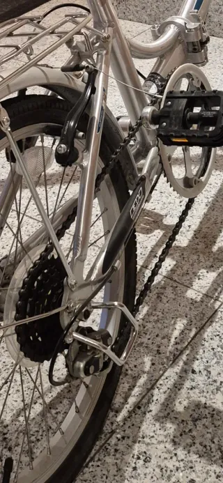 Bicicleta Plegable BH Plata
