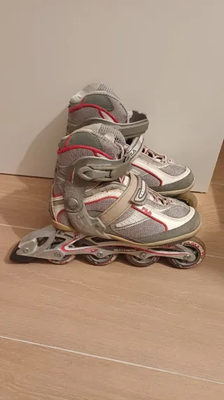 Patines en línea Fila grises y rojos