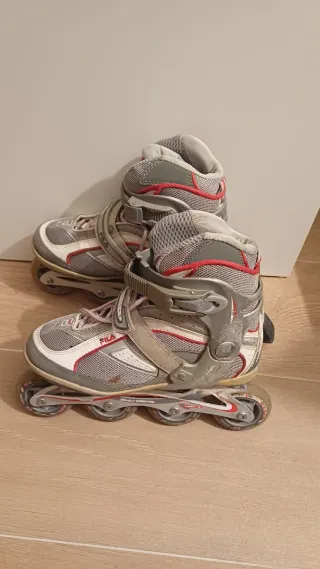 Patines en línea Fila grises y rojos