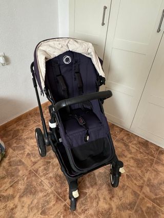 Carrito Bugaboo Buffalo Azul Marino y funda Mint