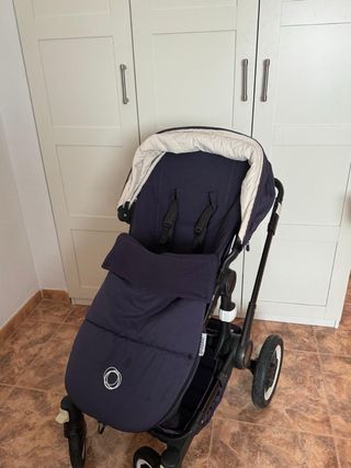 Carrito Bugaboo Buffalo Azul Marino y funda Mint