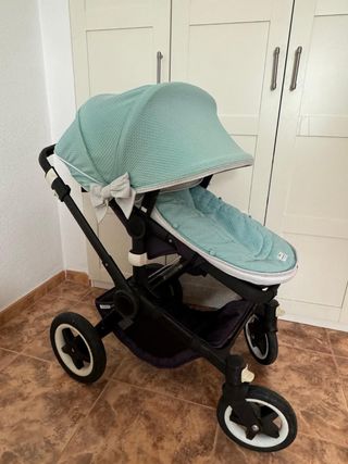 Carrito Bugaboo Buffalo Azul Marino y funda Mint
