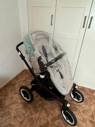 Carrito Bugaboo Buffalo Azul Marino y funda Mint