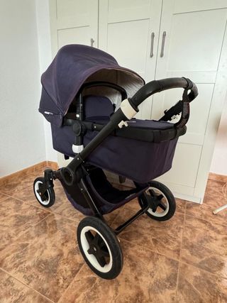 Carrito Bugaboo Buffalo Azul Marino y funda Mint