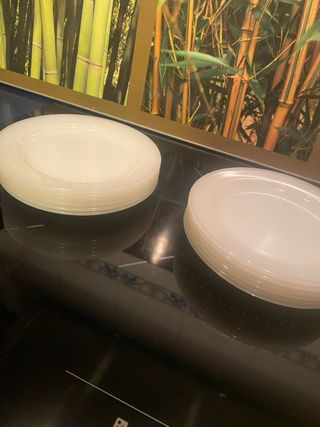 12 Piatti da Dessert in Cristallo