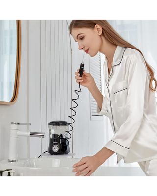 ★ Irrigador Dental Oral Profesional, 600ml, Negro