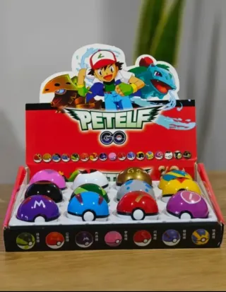 Lote: Reloj Pikachu+caja de pokeballs Y figuras!!!