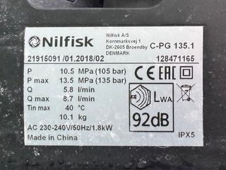 Hidrolimpiadora Nilfisk C-PG 135.1