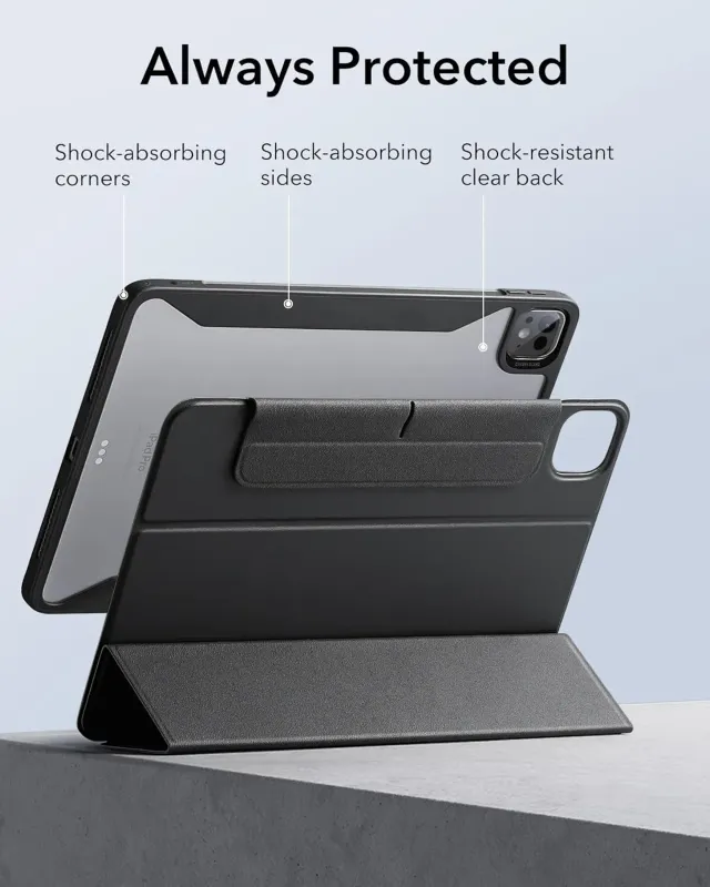 Custodia iPad Pro 13" M5/M4, iPad Pro 13 2025/2024 con Portamatite, Coperchio Magnetico Rimovibile