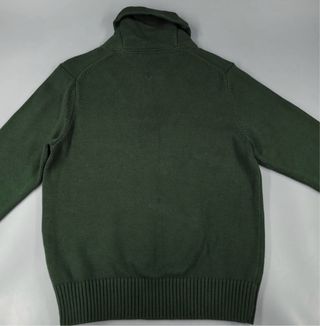 Jersey Tommy Hilfiger verde grueso algodón