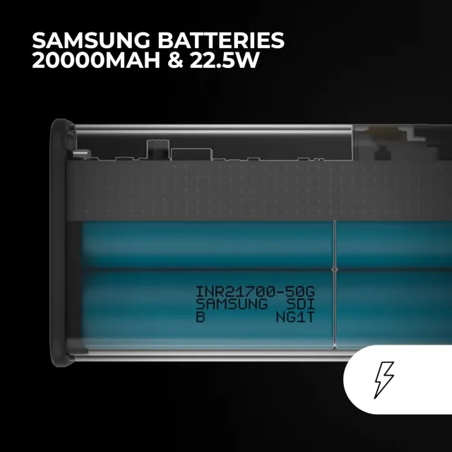 Mars Gaming MPK-20K, Power Bank 22.5W, Batterie Samsung 20000mAh