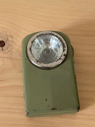 Torcia Vintage Anni '80 Verde Militare