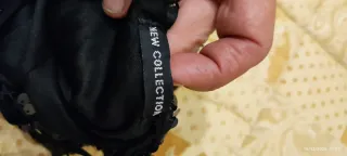 Top canotta nera paillettes