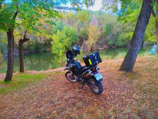 Moto Aprilia Pegaso Trail.