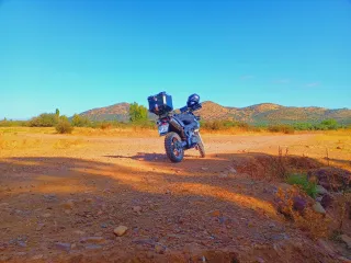 Moto Aprilia Pegaso Trail.