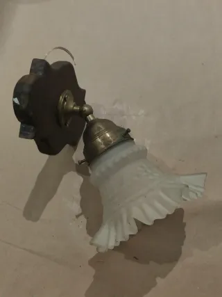 Aplique pared antiguo articulado tulipa