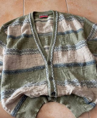 Cardigan vintage toni neutri