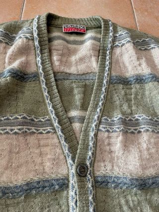 Cardigan vintage toni neutri