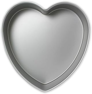 PME HRT083 Molde de Tarta Corazón, Aluminio, 76 x 203mm, Aluminium, Plateado, 20.3 cm