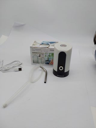 InnovaGoods Dispensador de Agua, Recargable, garrafa, Grifo, Fria embotellada, Capacidad 20L, 4W, Color Blanco