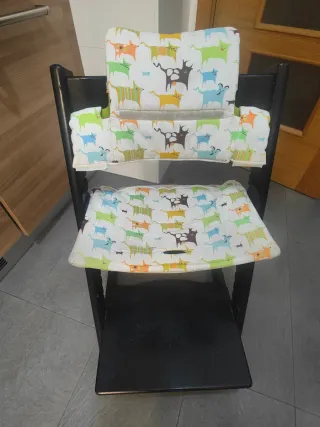 Trona Stokke Tripp Trapp Evolutiva Negra