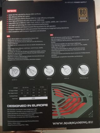 Fuente de alimentación de 650W