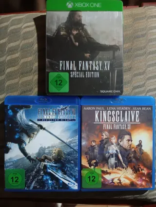 Pack Final Fantasy XV Xbox One y Blu-rays