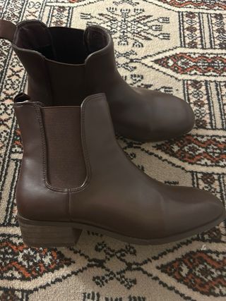 Botas Chelsea Marrones Mujer