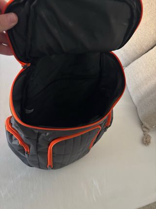 Mochila Basic Fit Negra y Naranja