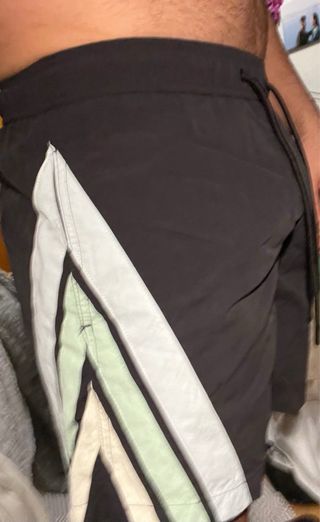 Bañador negro y verde