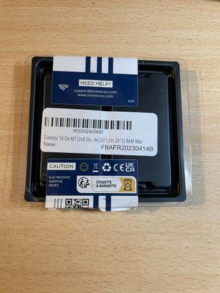 2x 8GB DDR3L 1600MHz SODIMM RAM