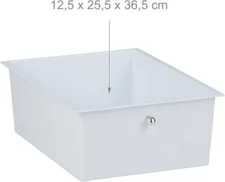 Carrello Ausiliare Relaxdays 3 Cassetti