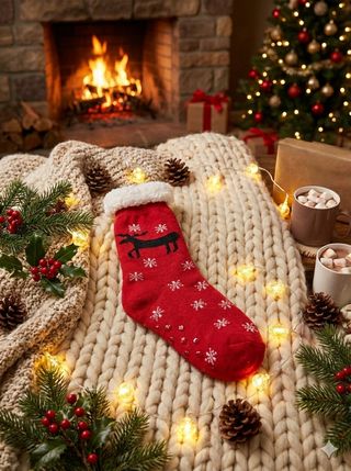 Calcetines Navideños Térmicos Santa Claus