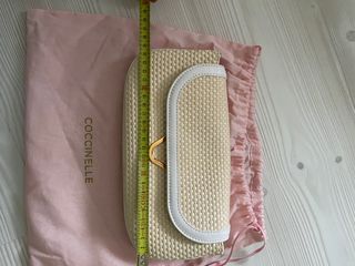 Borsa Coccinelle beige e bianca