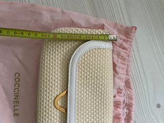 Borsa Coccinelle beige e bianca